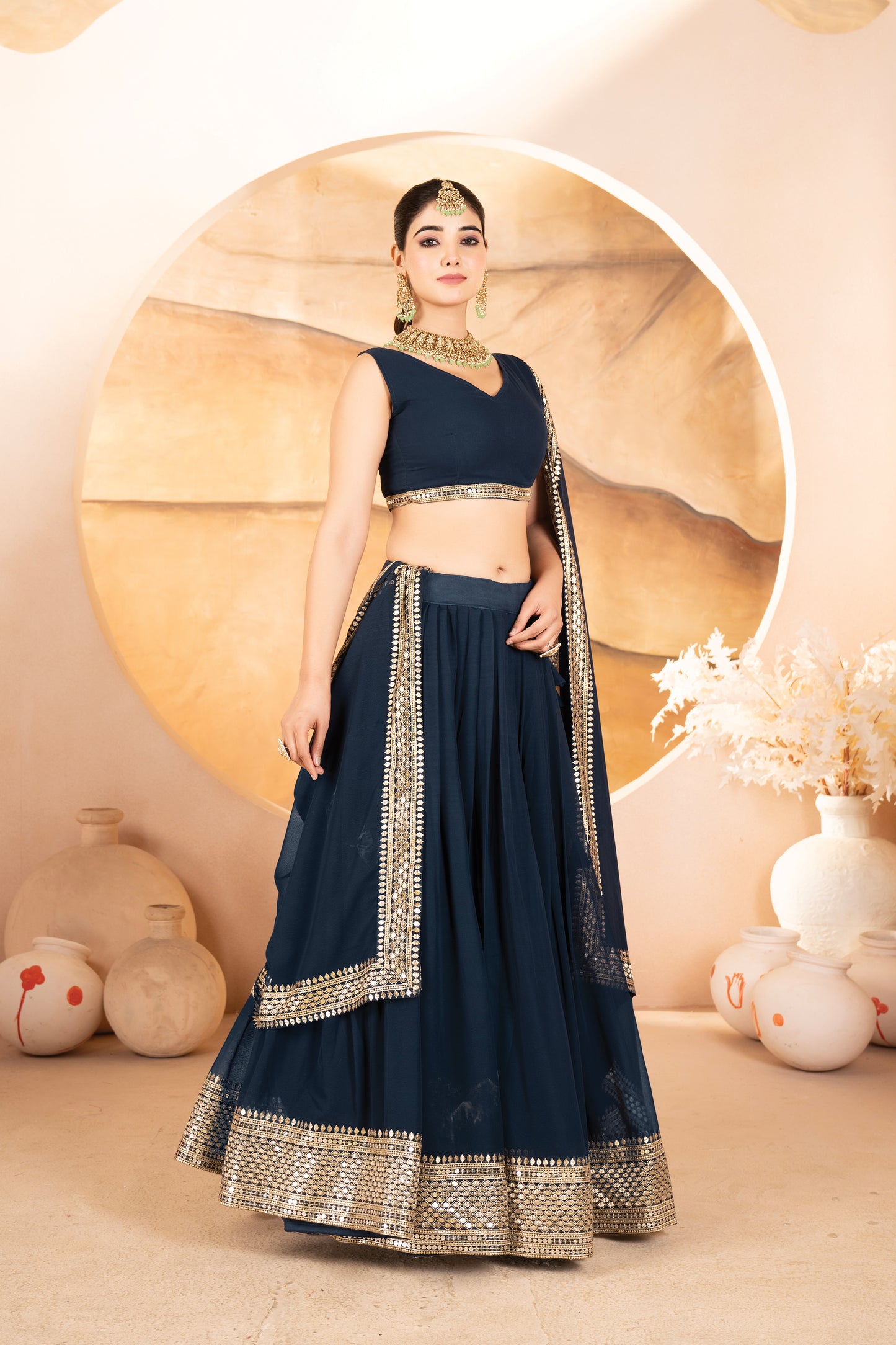 Buy Un-Stitch Weaving Silk Lehenga Choli Collection To Wear In Weddings