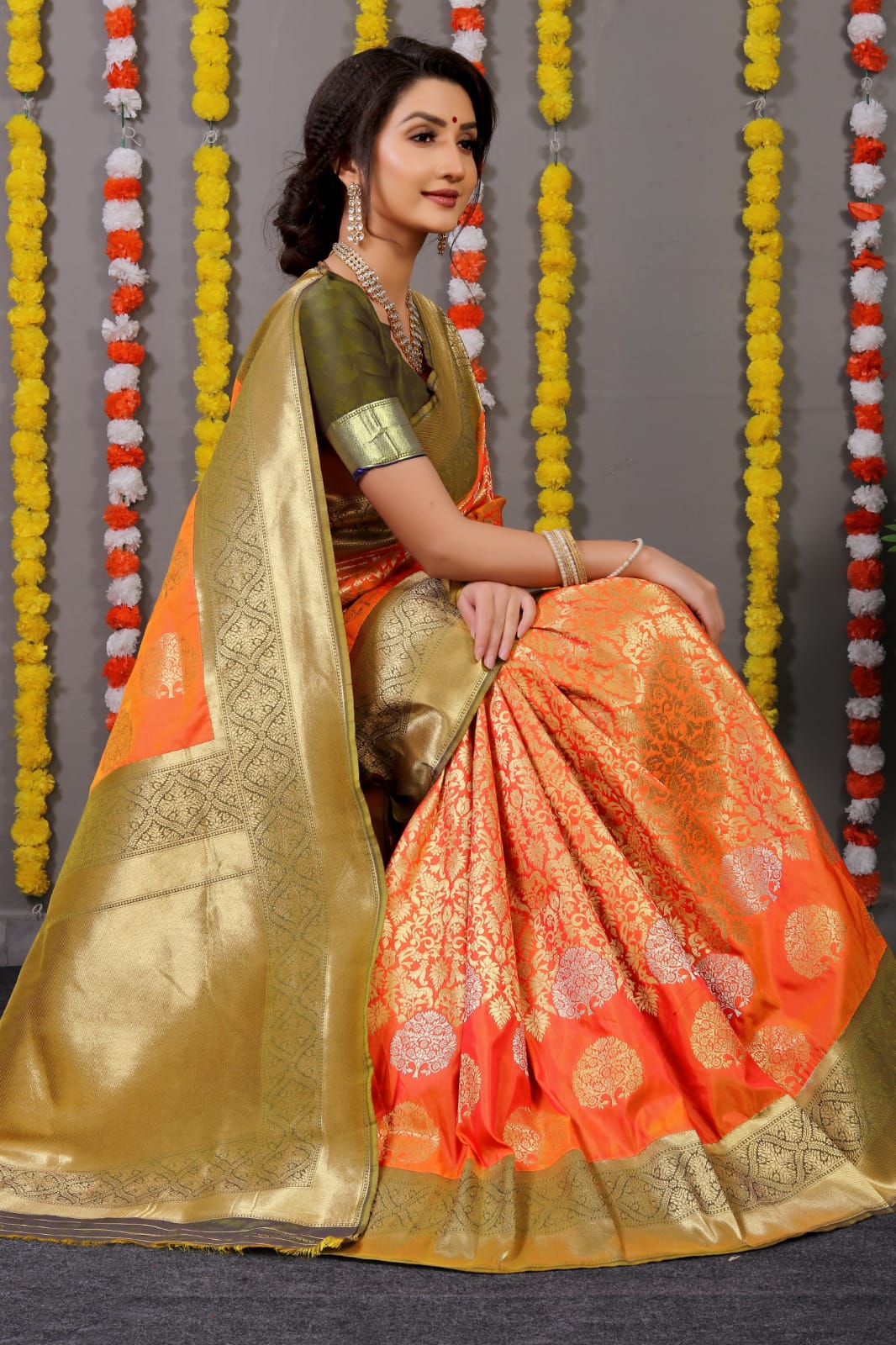 Kanchipuram Pure Silk Handloom Saree