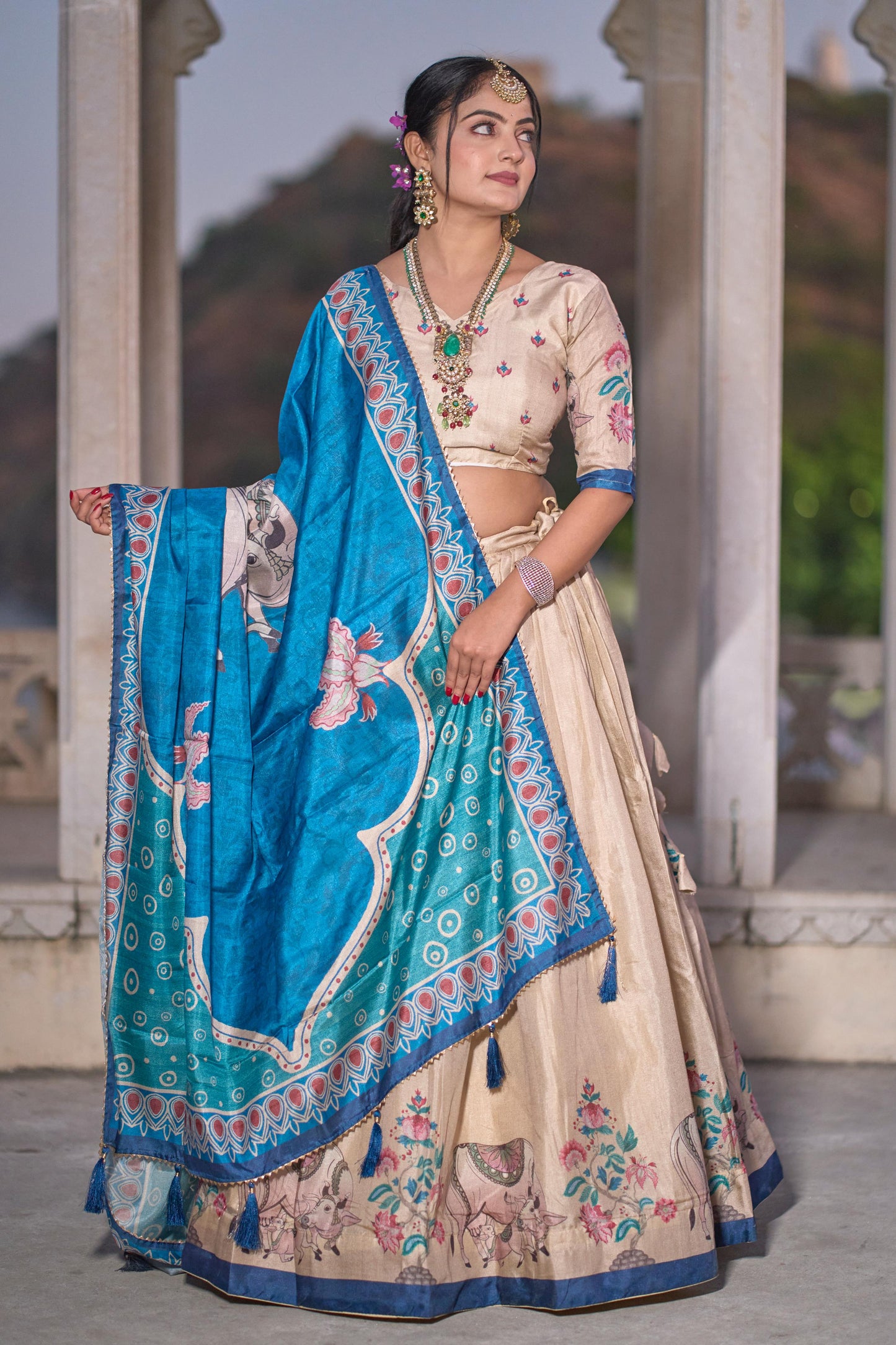 Kalamkari Lehenga Sets