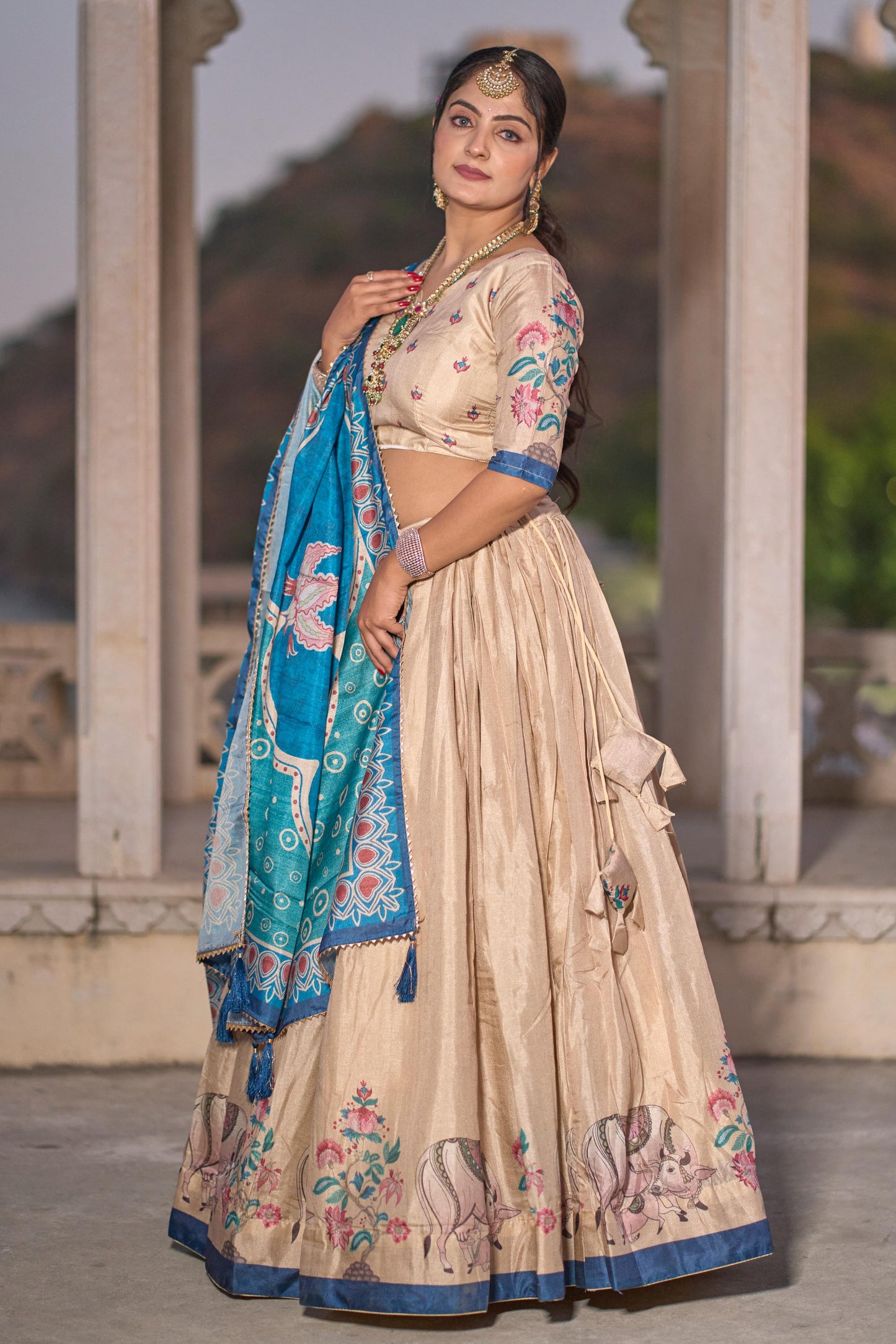Kalamkari Lehenga Sets