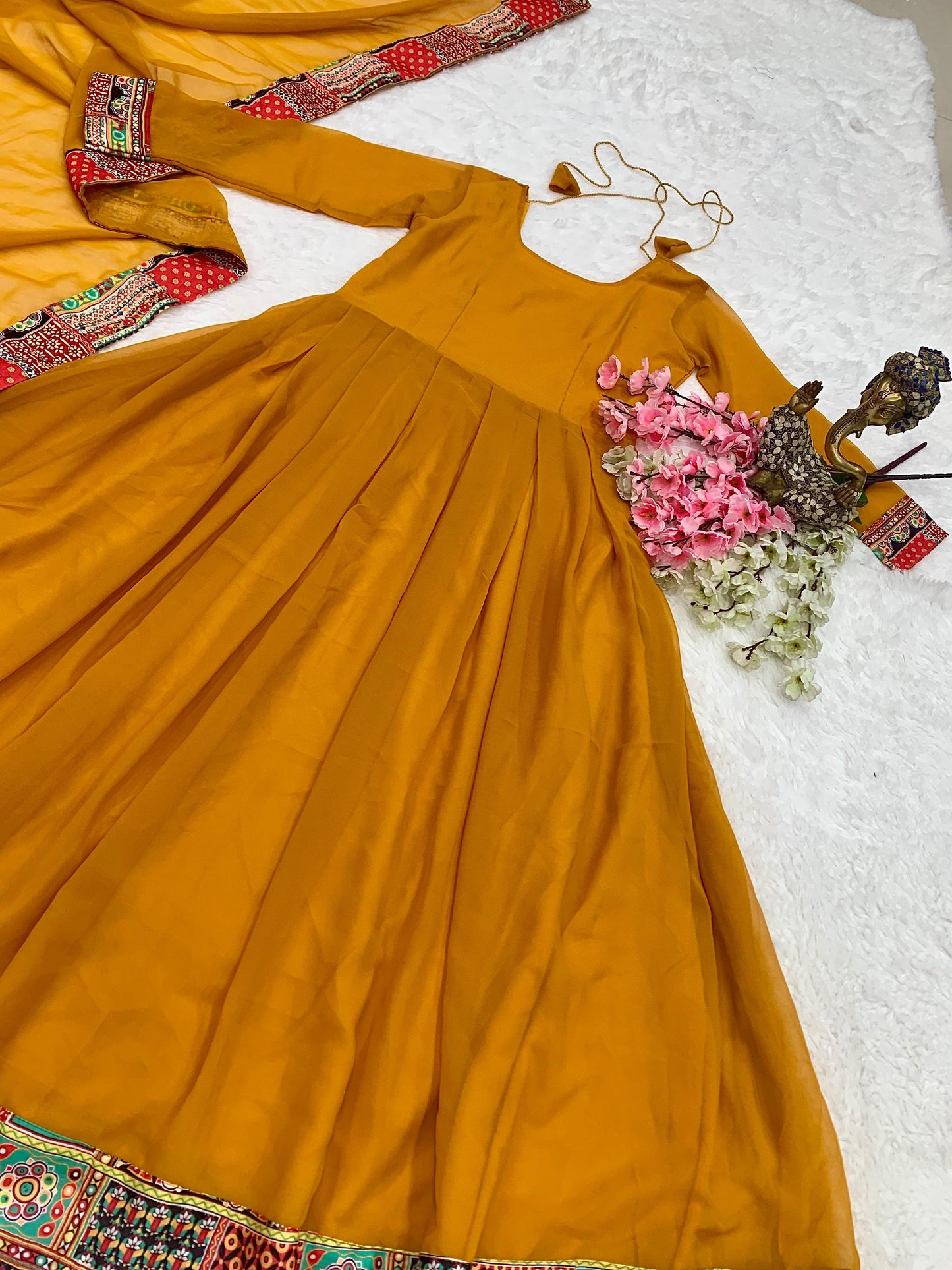 Introducing New Gown with Duptta