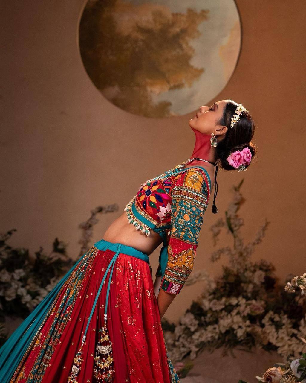 PRESENTING NEW NAVRATRI SPECIAL DESIGNER PRINTED LAHENGA CHOLI