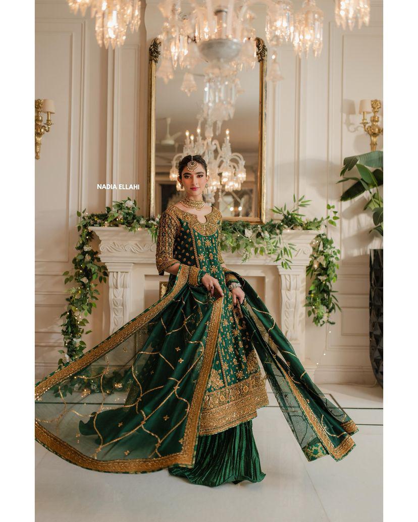 LVSAKHI NEW KURTI-SHARARA SET IN CHINON SILK WITH BEAUTIFUL SEQUINS EMBROIDERY WORK