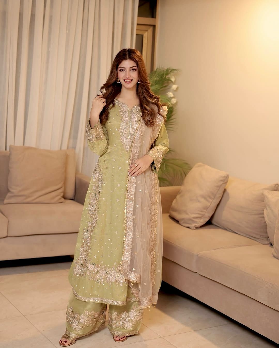 LVSAKHI THE BEAUTY OF YOUR WARDROBE WITH THIS NEWLY LAUNCHED KURTI PLAZZO SET