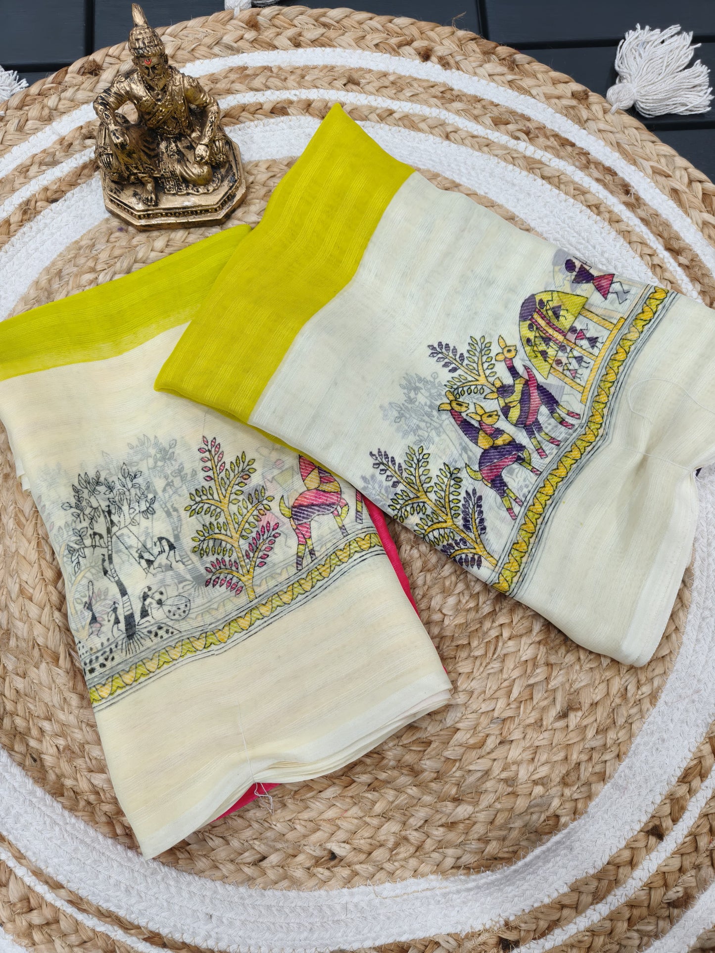 Heavy blooming Georgette saree