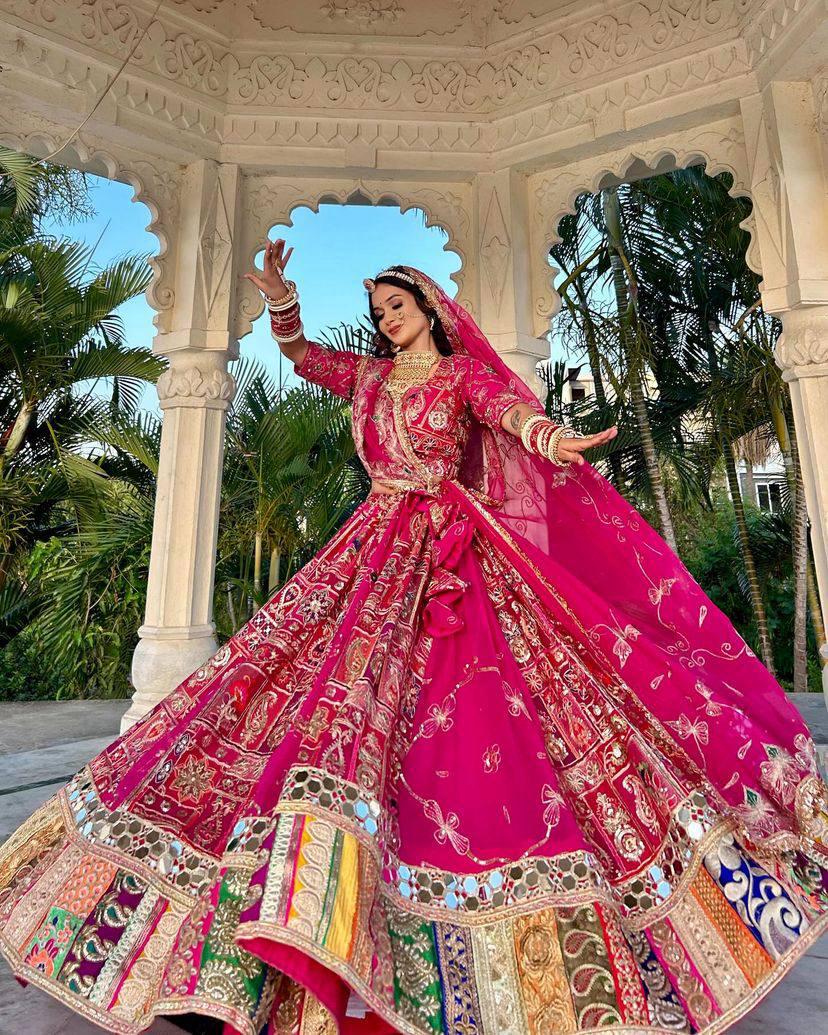 NEW DESIGNER NAVRATRI SPECIAL PRINTED LAHENGA CHOLI