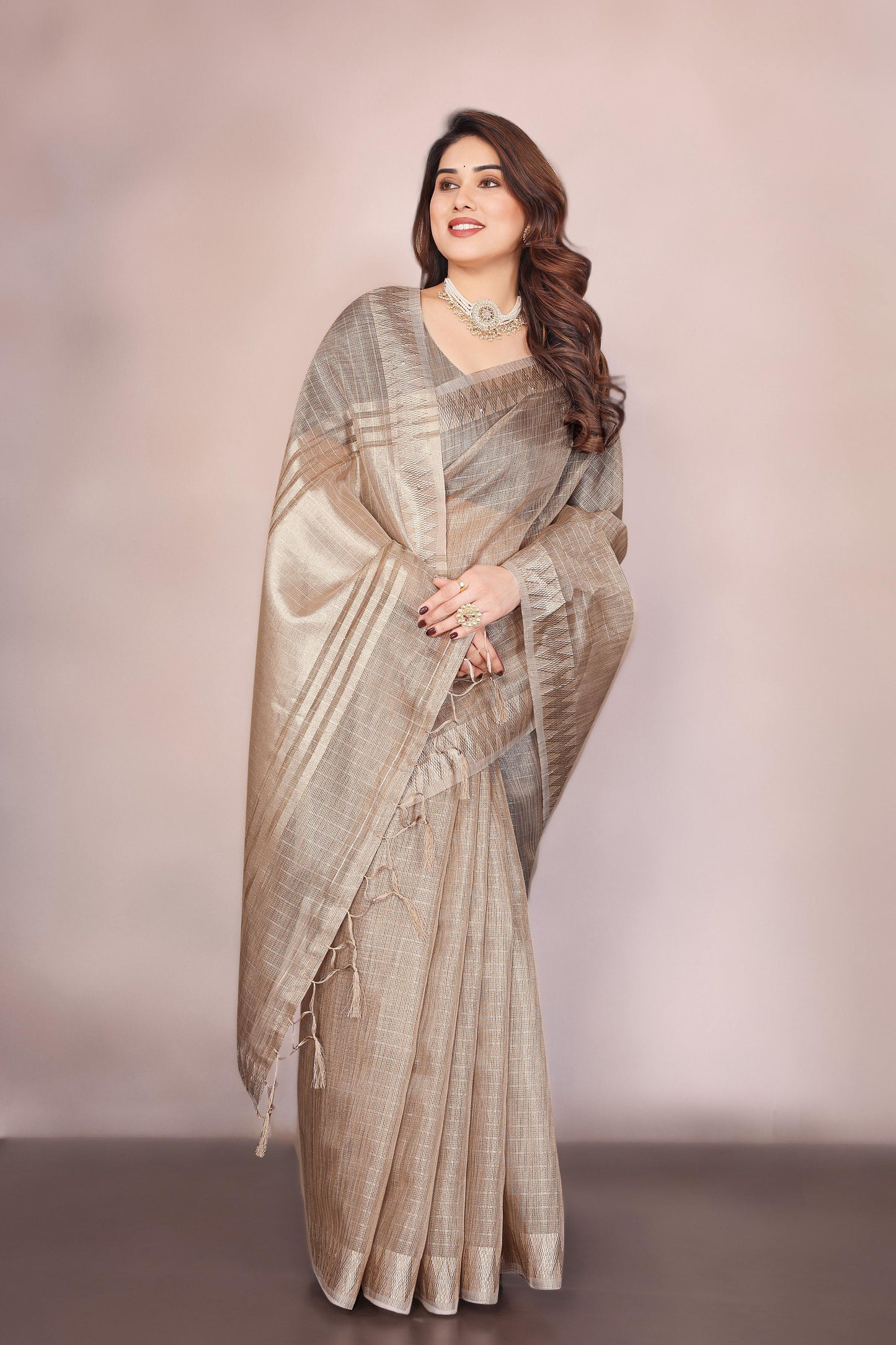 LV-SAKHI Beautiful Establishe Embroidery Sequence Work With Jacquard Rich saree