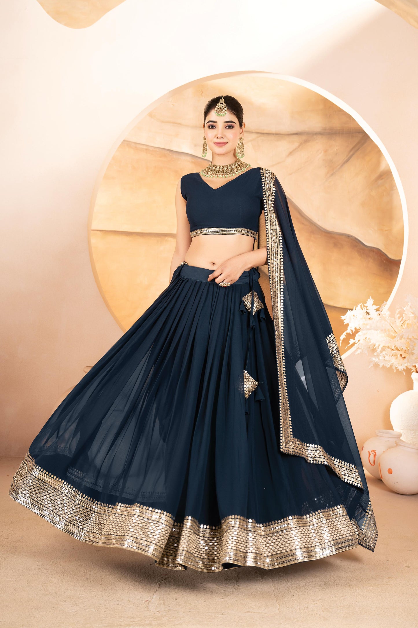 Buy Un-Stitch Weaving Silk Lehenga Choli Collection To Wear In Weddings
