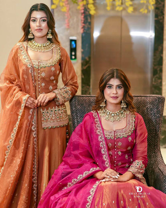 Designer Party Top Lehenga & Dupatta Set👗