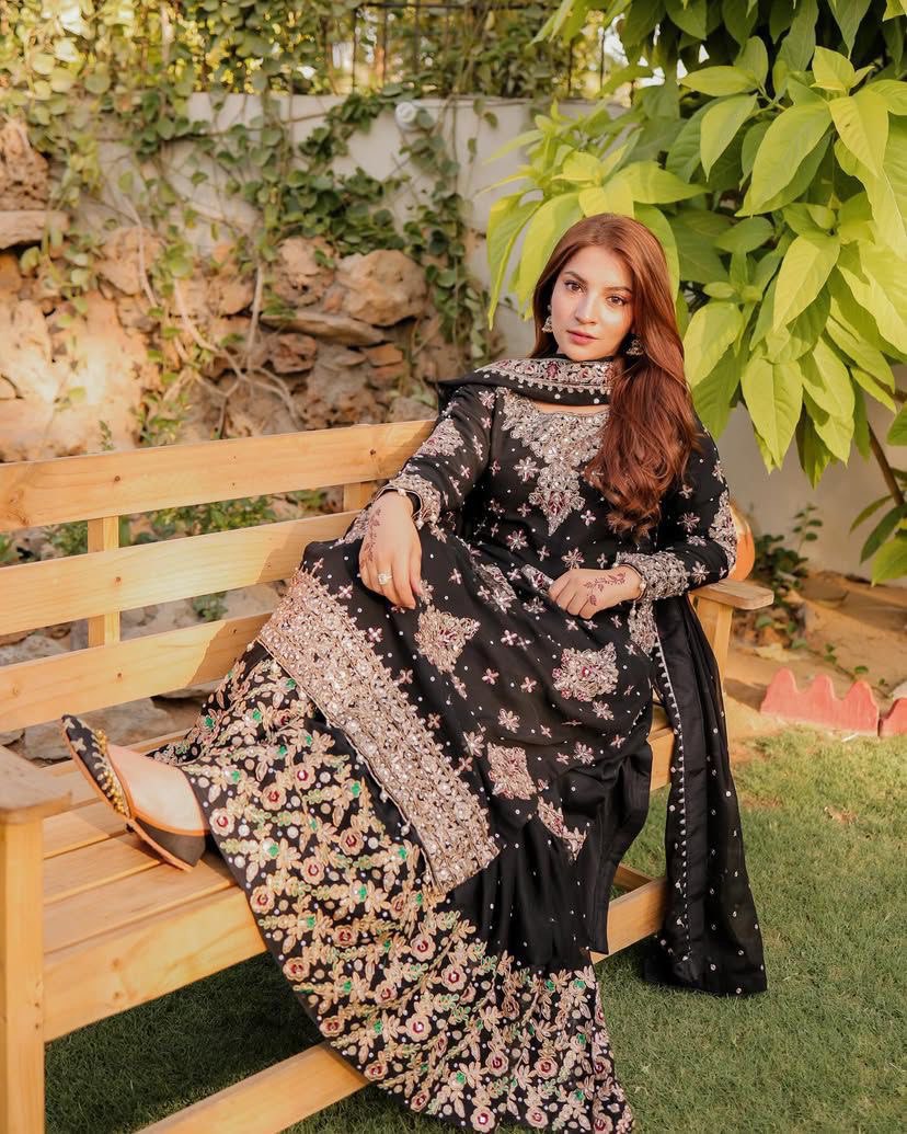 New Designer Party Wear Look Sharara Set
