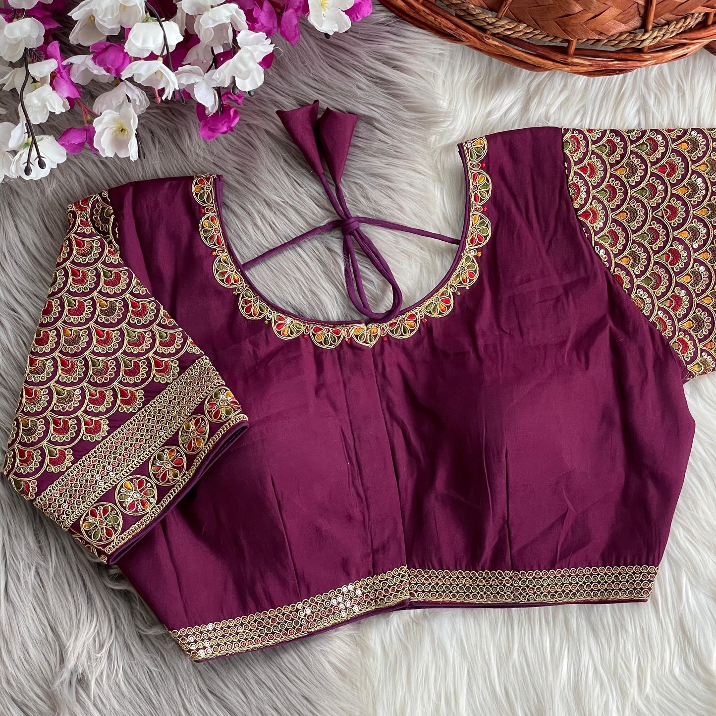 Roman silk Blouse
