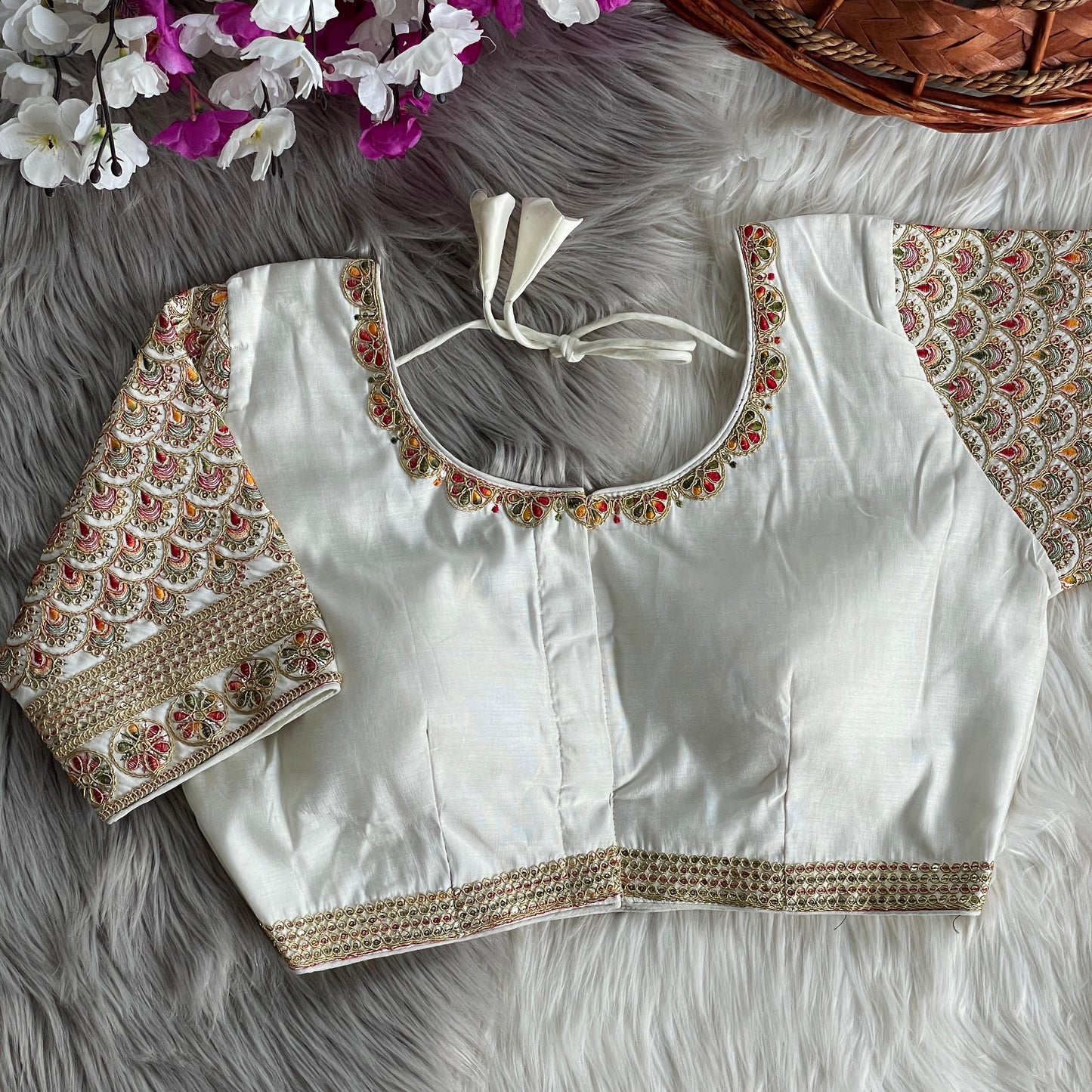 Roman silk Blouse