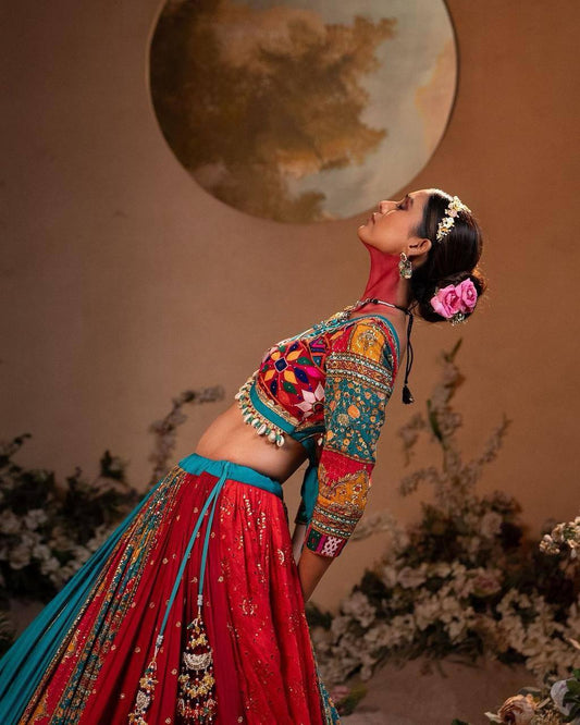 PRESENTING NEW NAVRATRI SPECIAL DESIGNER PRINTED LAHENGA CHOLI
