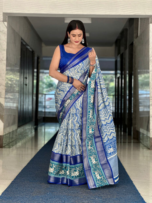 Heavy  dola silk saree