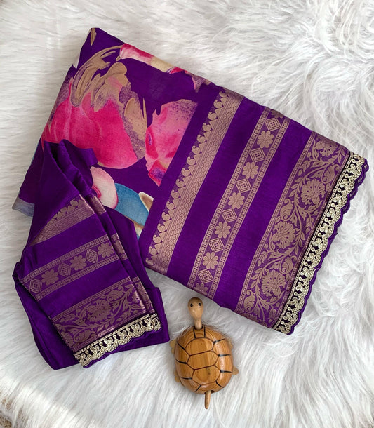 lv sakhi Dola Soft Silk Saree