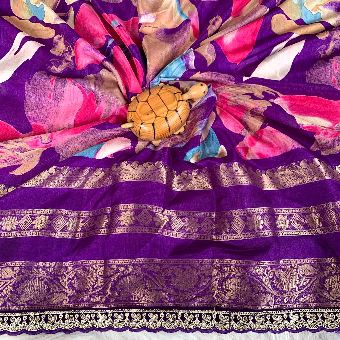 lv sakhi Dola Soft Silk Saree