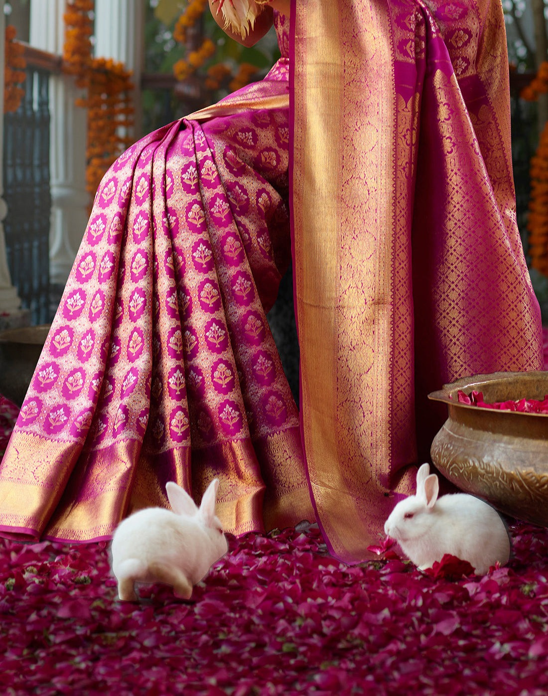 RED Banarasi Soft Silk Saree from the lvsakhi