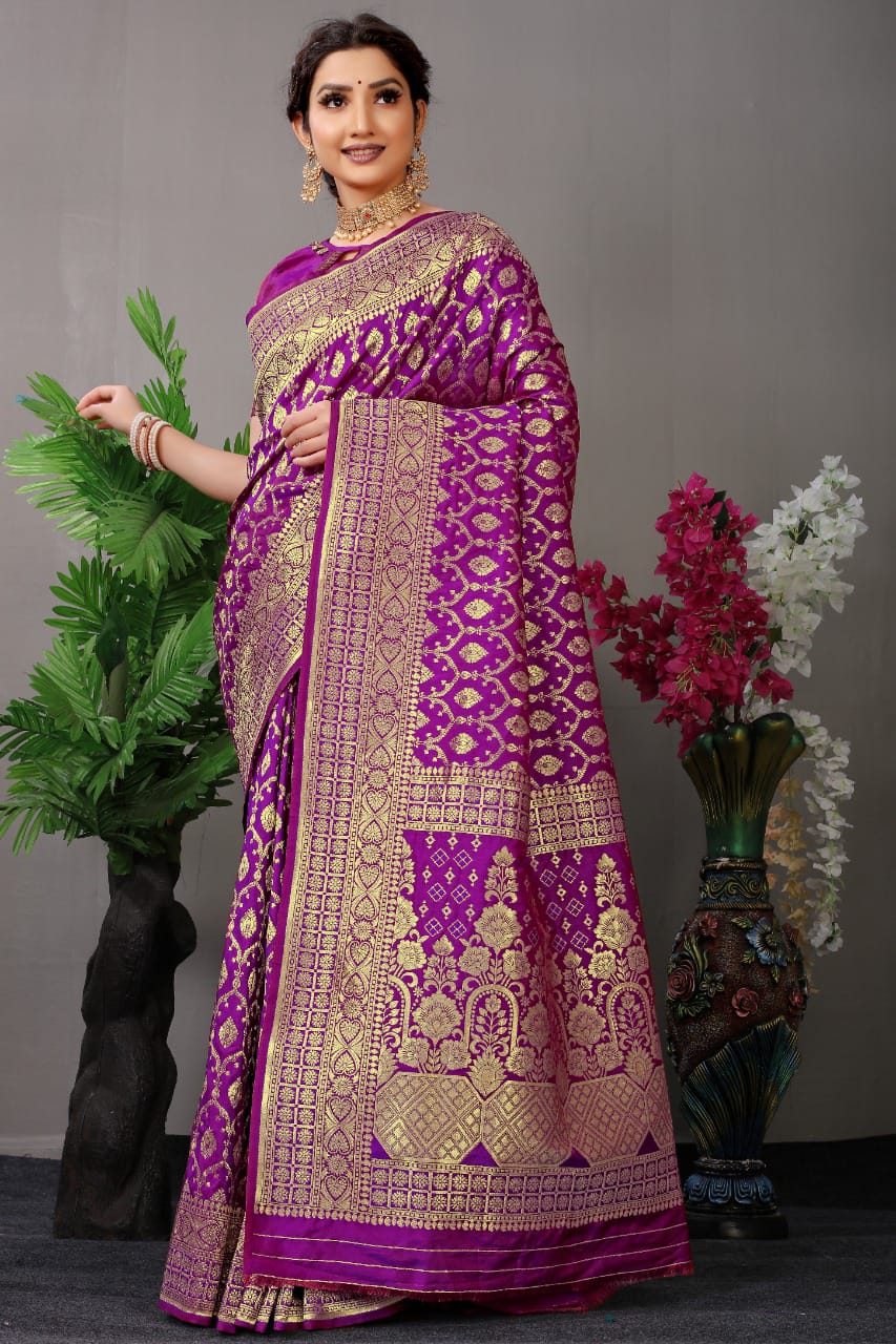 Kanchipuram Pure silk handloom saree with Pure Jari for LVsakhi